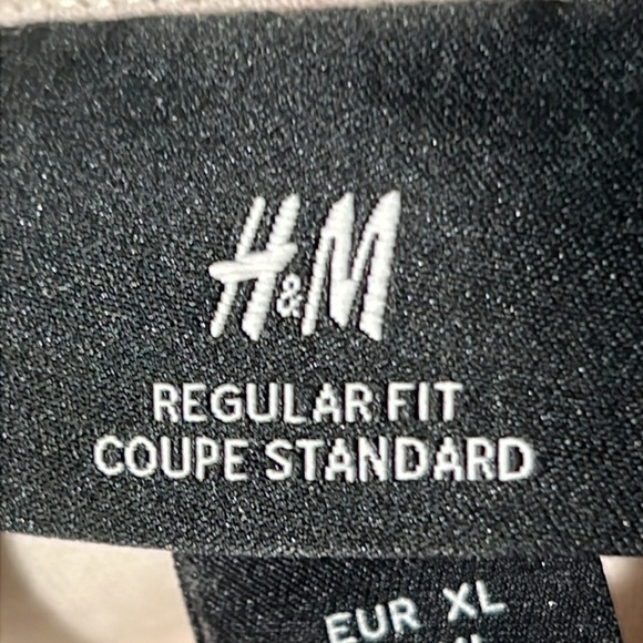 H&M Men’s Hoodie XL Cream - Picture 8 of 12